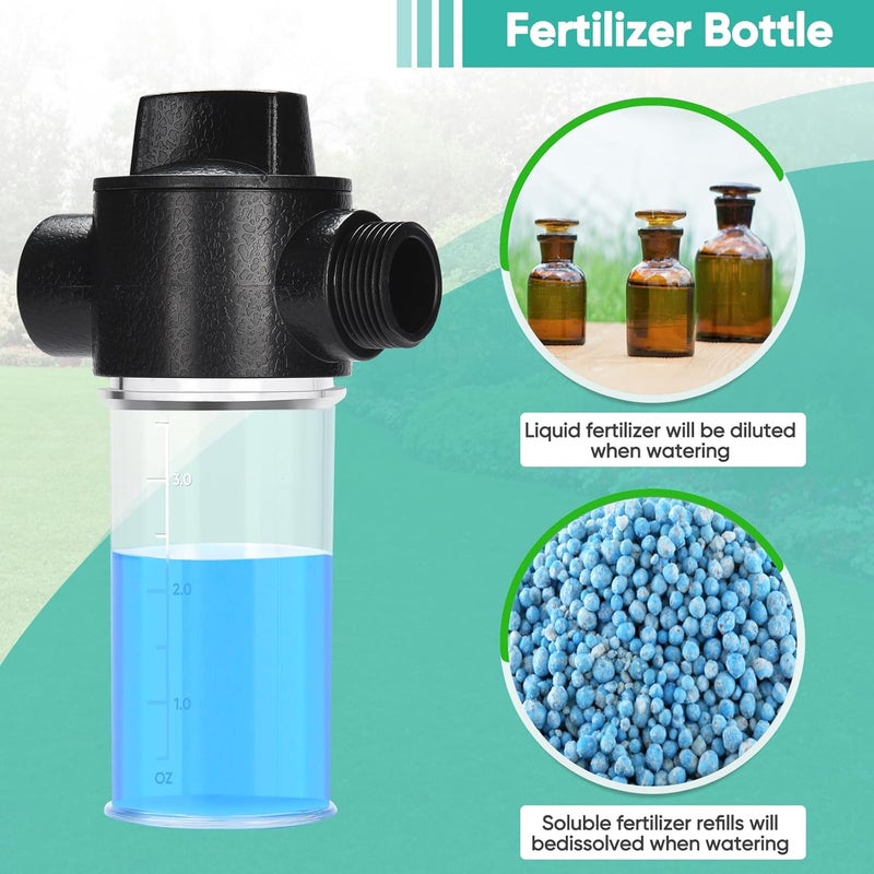 enomol Stainless Steel Deep Root Tree Watering Tool,Root Feeder with Fertilizer Bottle Watering Wand Irrigation System Watering Stake,for Trees Bushes Shrubs Fruit Trees with Brass Valve T-Handle - Image 3
